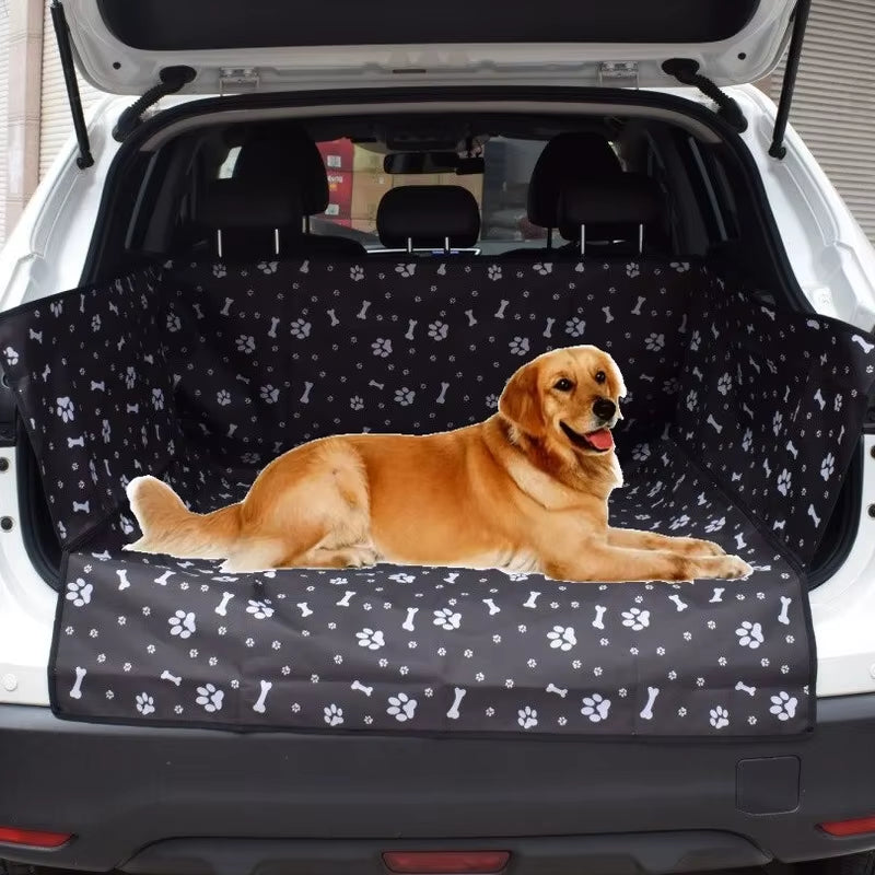 Trunk Dog Carrier Waterproof Seat Cover Foldable Oxford Protector Cushion Pet Mat Pad Hammock Dog Cat Anti-Dirty Autostoel Hond