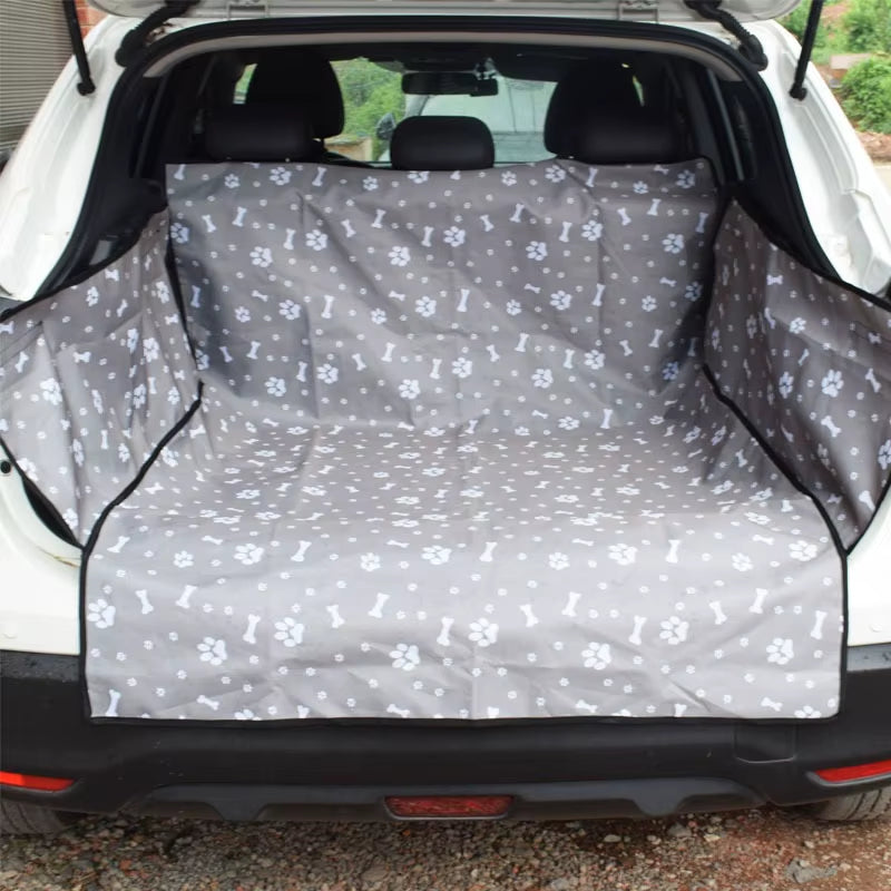 Trunk Dog Carrier Waterproof Seat Cover Foldable Oxford Protector Cushion Pet Mat Pad Hammock Dog Cat Anti-Dirty Autostoel Hond