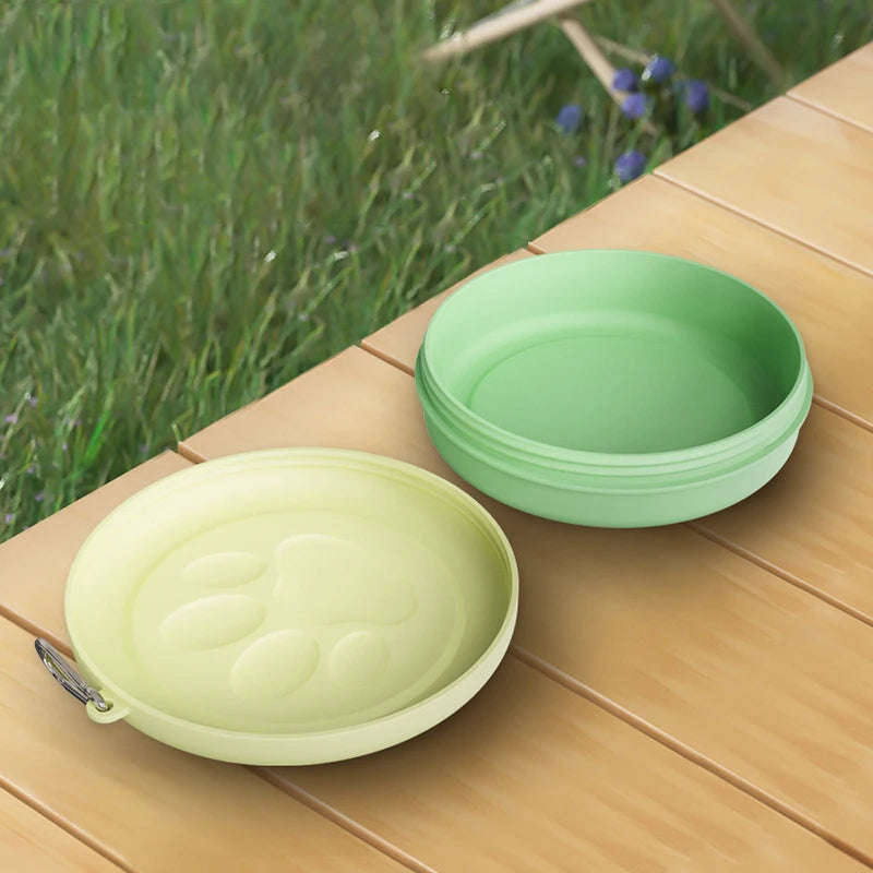 Portable Pet Bowl Dog Bowl with Cover Outdoor Pet Bowl for Dogs Cats Multiple Function Pet Bowl Pet Feeding Supplies