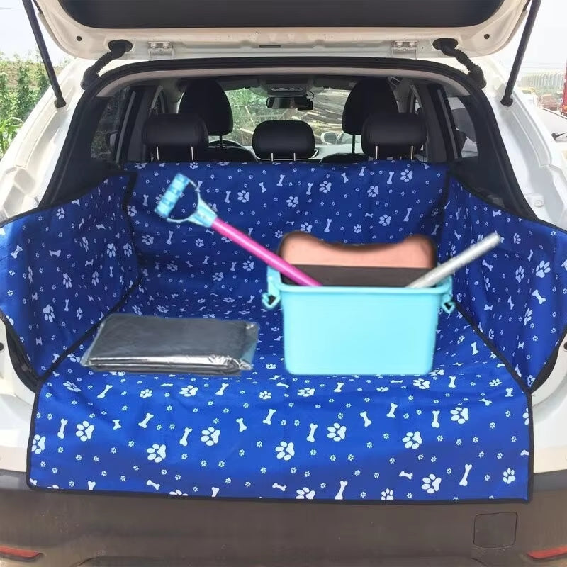 Trunk Dog Carrier Waterproof Seat Cover Foldable Oxford Protector Cushion Pet Mat Pad Hammock Dog Cat Anti-Dirty Autostoel Hond