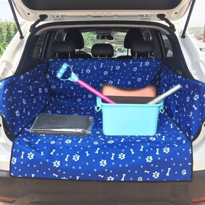 Trunk Dog Carrier Waterproof Seat Cover Foldable Oxford Protector Cushion Pet Mat Pad Hammock Dog Cat Anti-Dirty Autostoel Hond